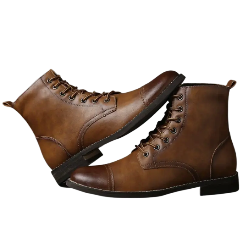 Tommy-Stiefel aus Leder